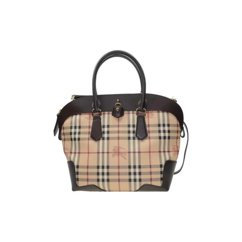Burberry PVC Handbag Women's Multicolor-0