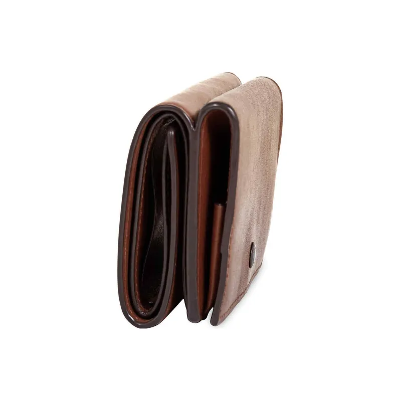 COACH Calfskin Wallet Men's Brown-3