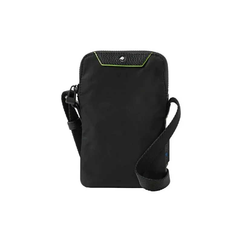 MONTBLANC Polyamide Envelope Bag Shoulder Bag Crossbody Bag Mini Men's Black-0