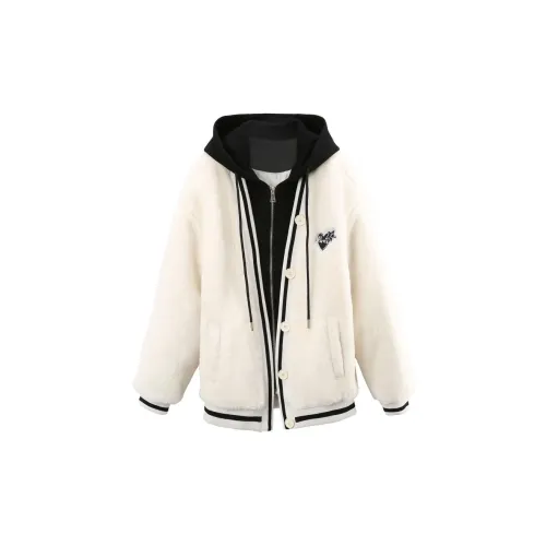 A paradise for awakening Leather Jackets Women's Off White