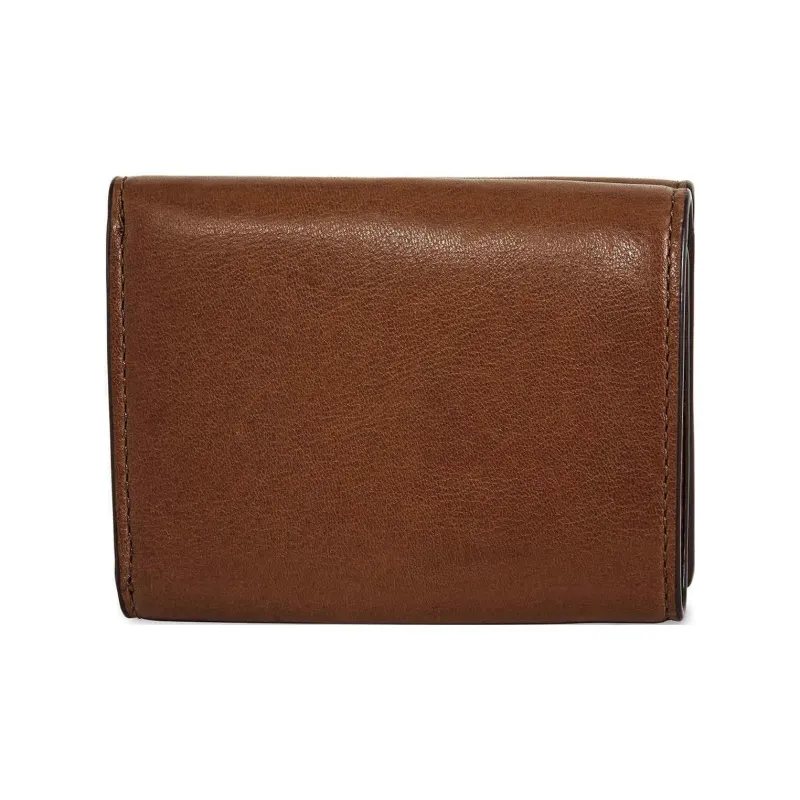 COACH Calfskin Wallet Men's Brown-5