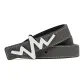 UK2410 Litchi Grain Gray with Silver-Tone Buckle