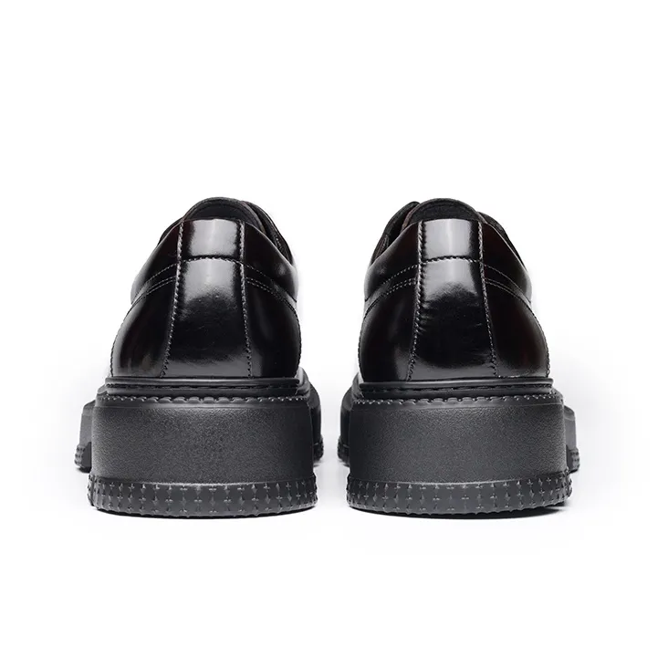 LAORENTOU Men's Casual Shoes Men Low Top Brown-7