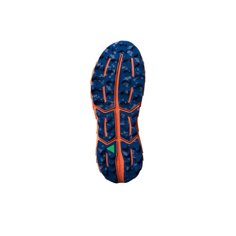 Brooks Anti Slip Wear Resistant Low Top Running Shoes Men's Blue Green-3