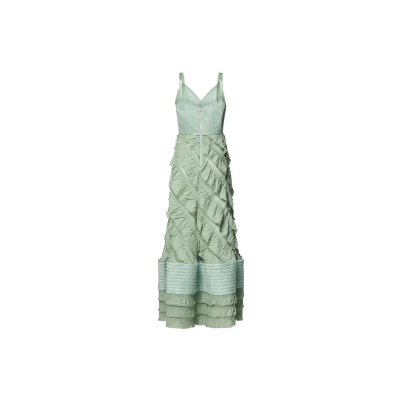 LOUIS VUITTON Mermaid Hem Flounce Gown-1