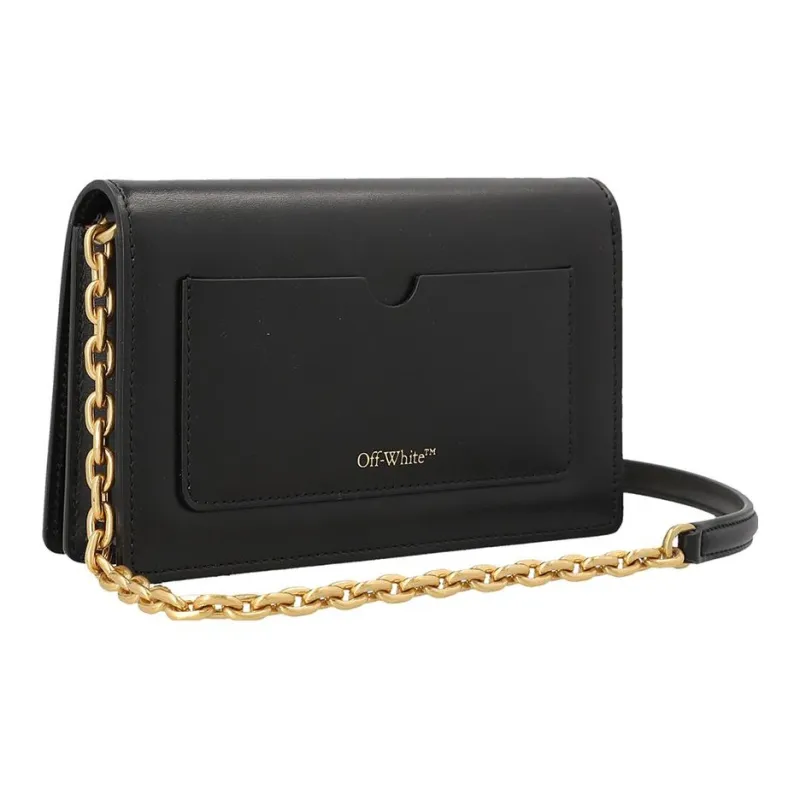 OFF WHITE Jitney 0.5 Shoulder Bag Black-1