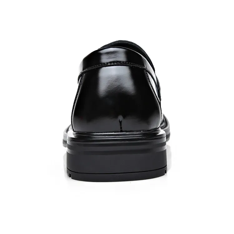 XIAOTOULANG Dress Shoes Men Low Top Black/Brown-13