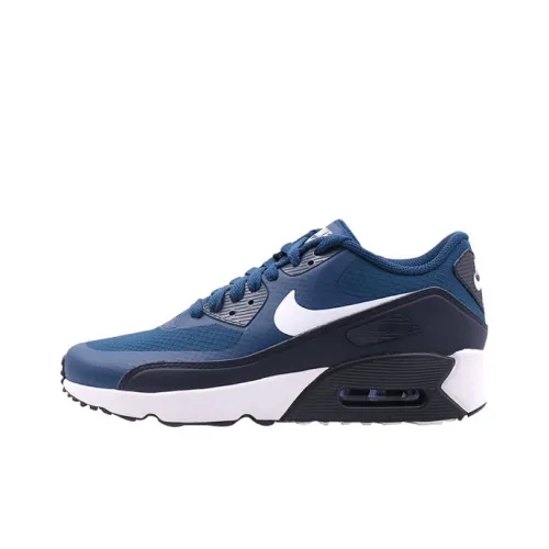 Nike Air Max 90 ULTRA 2.0 Cushioning Low-Top Training Shoes Women's Blue