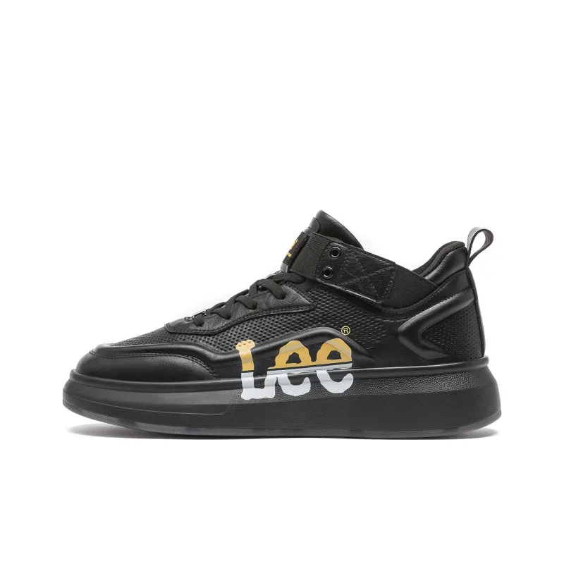Lee Cushioning Lightweight Breathable Height Increasing Mid Top Skateboard Shoes Men's-10