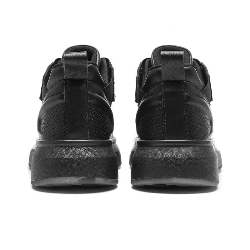 Lee Cushioning Lightweight Breathable Height Increasing Mid Top Skateboard Shoes Men's-13