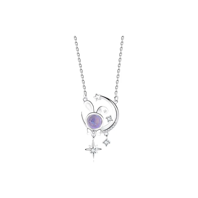 MISS TOOYA S925 Silver Necklaces Women's-3