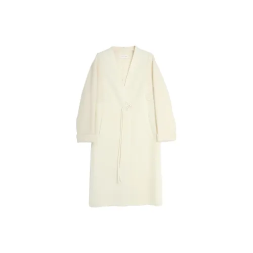 SETIROM Coats Women's Off White