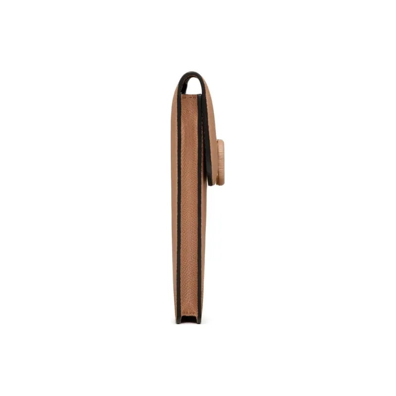 Valentino VSLING Calfskin Clutch Tubas Women's Umber-2