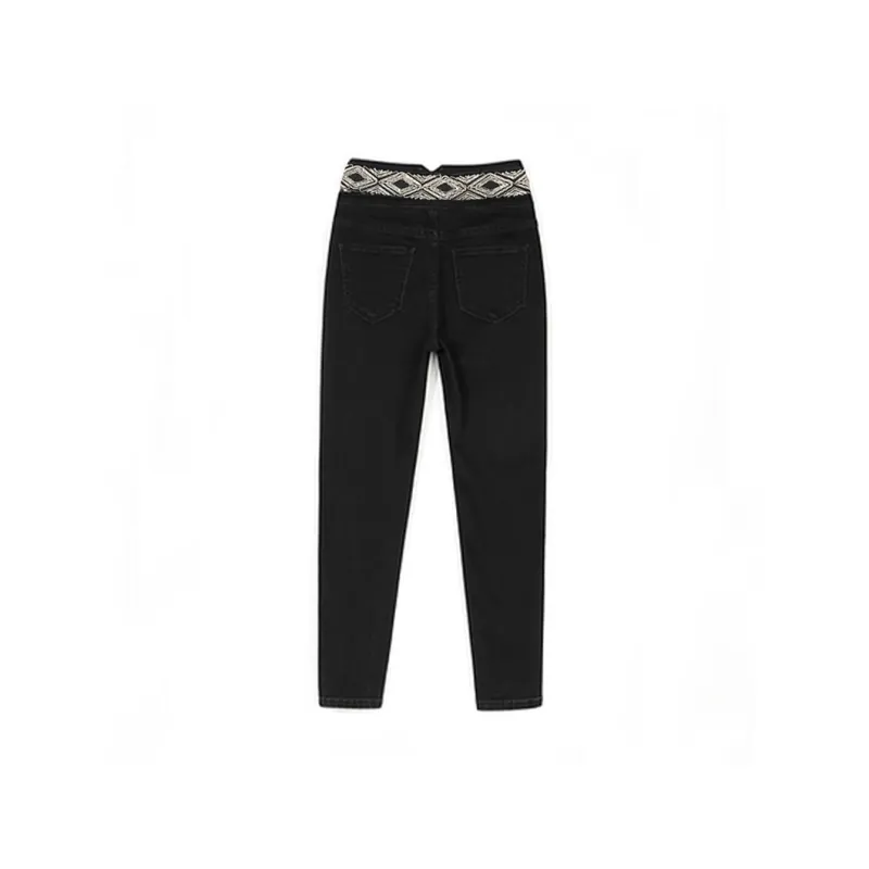 BASIC HOUSE Jeans Women's Black Gray-1