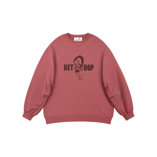 BETTY BOOP Sweatshirts Women's Brick Red