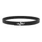 UK2512 Palm Print Black with Silver Buckle