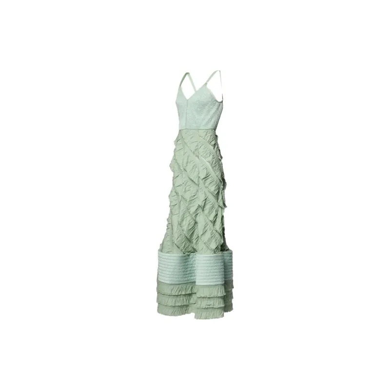 LOUIS VUITTON Mermaid Hem Flounce Gown-2