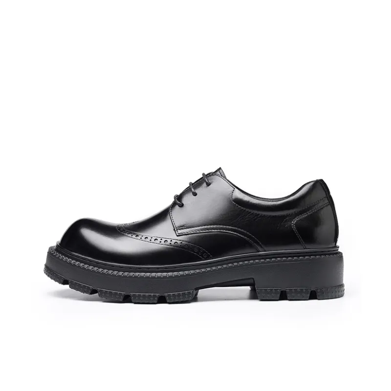 LAORENTOU Men's Casual Shoes Men Low Top Brown-0
