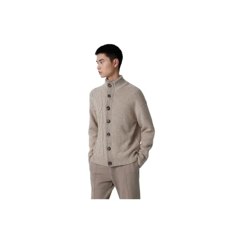 ERDOS Cashmere Sweaters Men Warm Sand