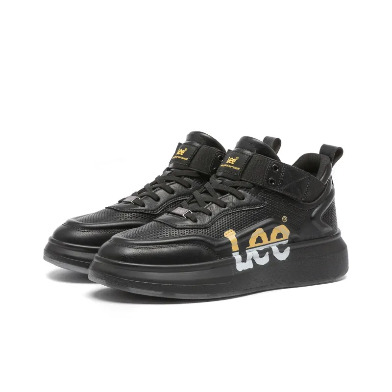 Lee Cushioning Lightweight Breathable Height Increasing Mid Top Skateboard Shoes Men's-12