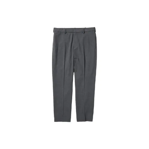 UNIQLO Suit Trousers Men Lead Gray