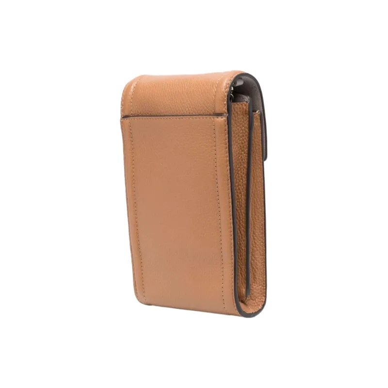 Kate Spade Litchi Grain Leather Cell Phone Pouch Shoulder Bag Crossbody Bag Women's Camel-1