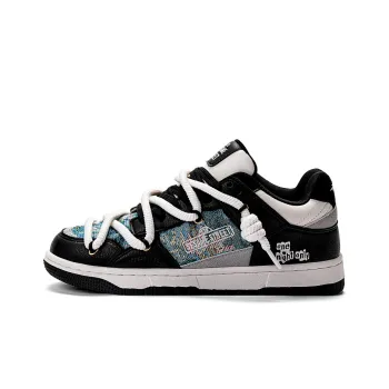 SESAME STREET Anti-Slip Wear-Resistant Low-Top Skateboard Shoes Unisex