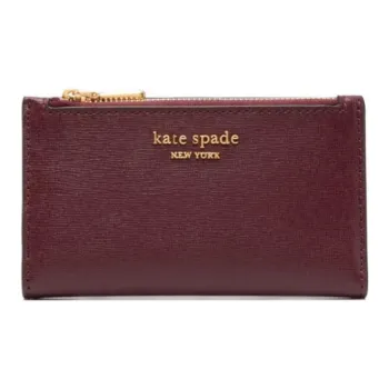 Kate Spade Leather Coin Purses Wallets Small Size Women's Burgundy