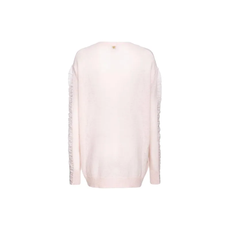 PINKO Abito In Maglia Garzata Misto Alpaca Sweater Women's Pink-1