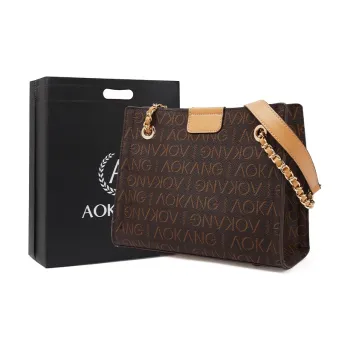 AOKANG PVC Tote Mom Bag Crossbody Bag Underarm Shoulder Bag Women's Coffee/Caramel Coffee/Classic Black/Khaki Coffee