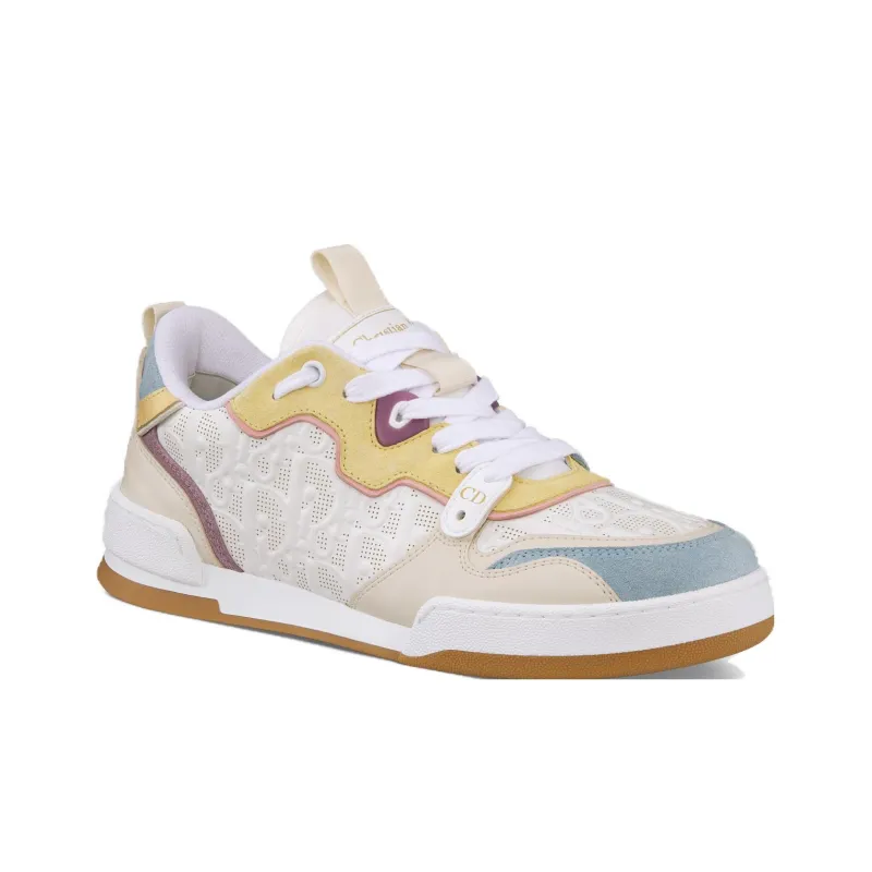 DIOR One Low Top Skateboard Shoes Women's Beige-2