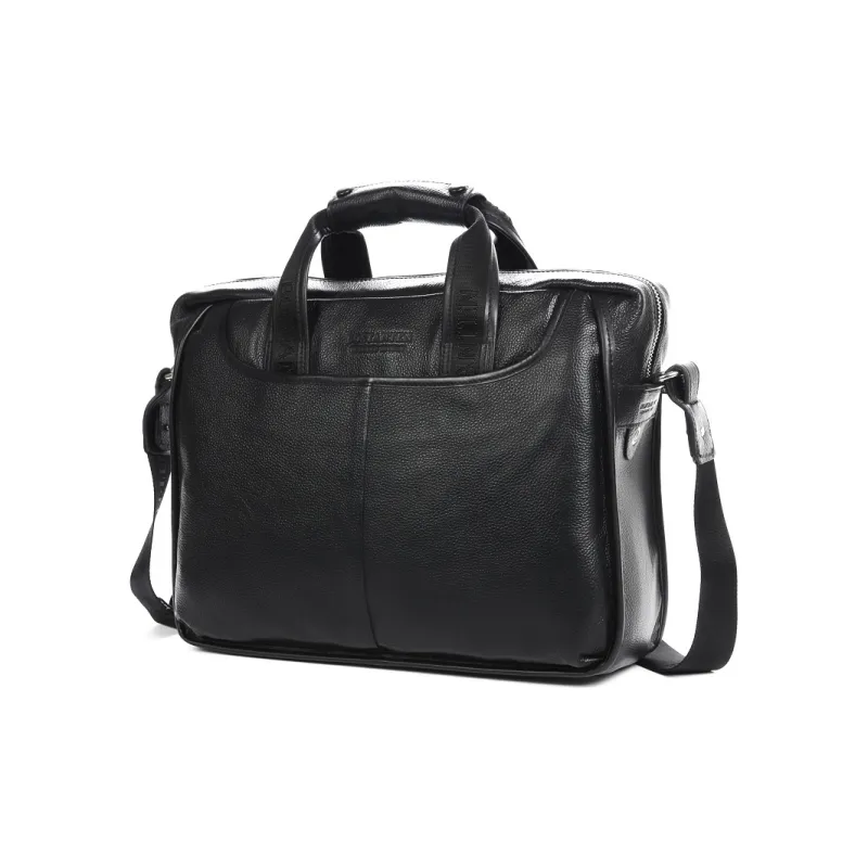 BOSTANTEN Cow Leather Synthetic Leather Portable Briefcase Laptop Bag Document Bag Regular Men's-1