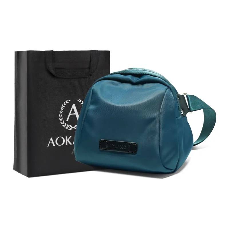 AOKANG Fabric Fanny Pack, Crossbody Bag, Dome Bag, Shoulder Bag, Sling Bag Small Size Unisex Multicolor-7