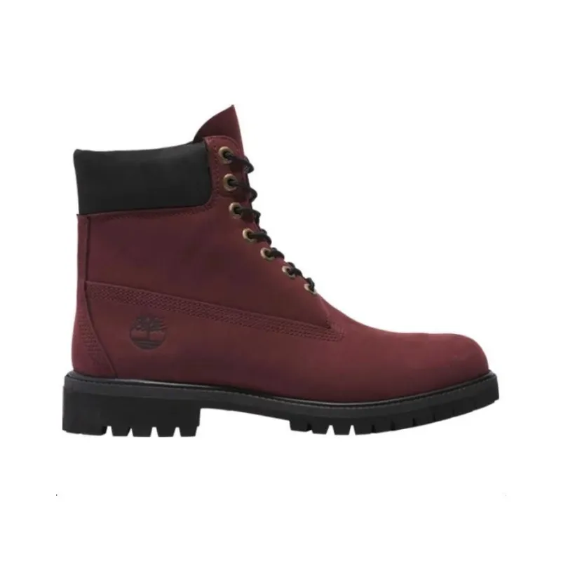 Timberland Premium 6 Inch Lace Up Waterproof Dark Port-1