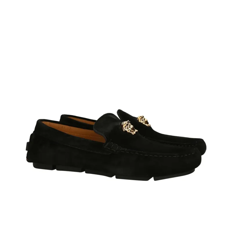 VERSACE Medusa Head Plaque Loafers-2
