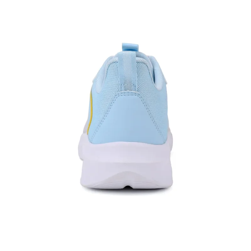QIAODAN Cushioned Slip Resistant Breathable Low Top Running Shoes Men's White Blue-4