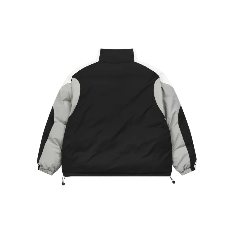 HARSH AND CRUEL Puffer Jacket Unisex Black-1