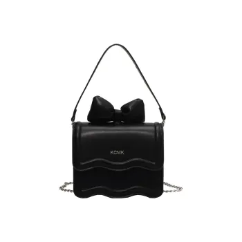 NOMK PU Shoulder Bag Handbags Crossbody Bags Regular Women's Black/Pink/Silver/Ecru