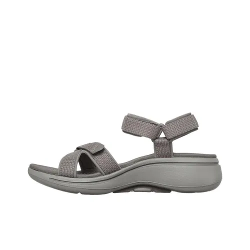Skechers Go Walk Arch Fit Beach Sandals Women's Gray