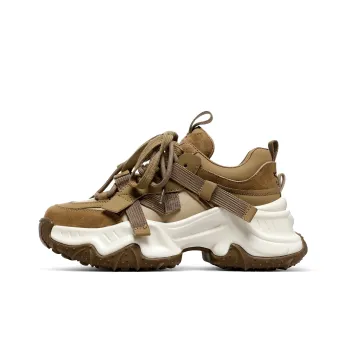 C°BANNER Low Top Chunky Sneakers Women's Camel