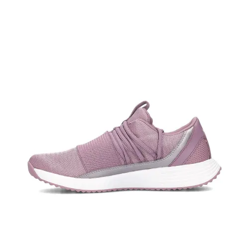 Under Armour Cushioned Slip-Resistant Low-Top Casual Shoes Unisex Pink