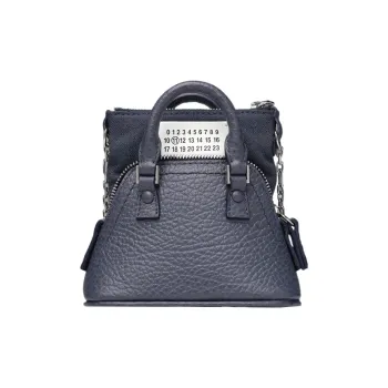 Maison Margiela 5AC Grain Calfskin Portable Crossbody Bag, Shoulder Bag Regular Women's Marine Blue
