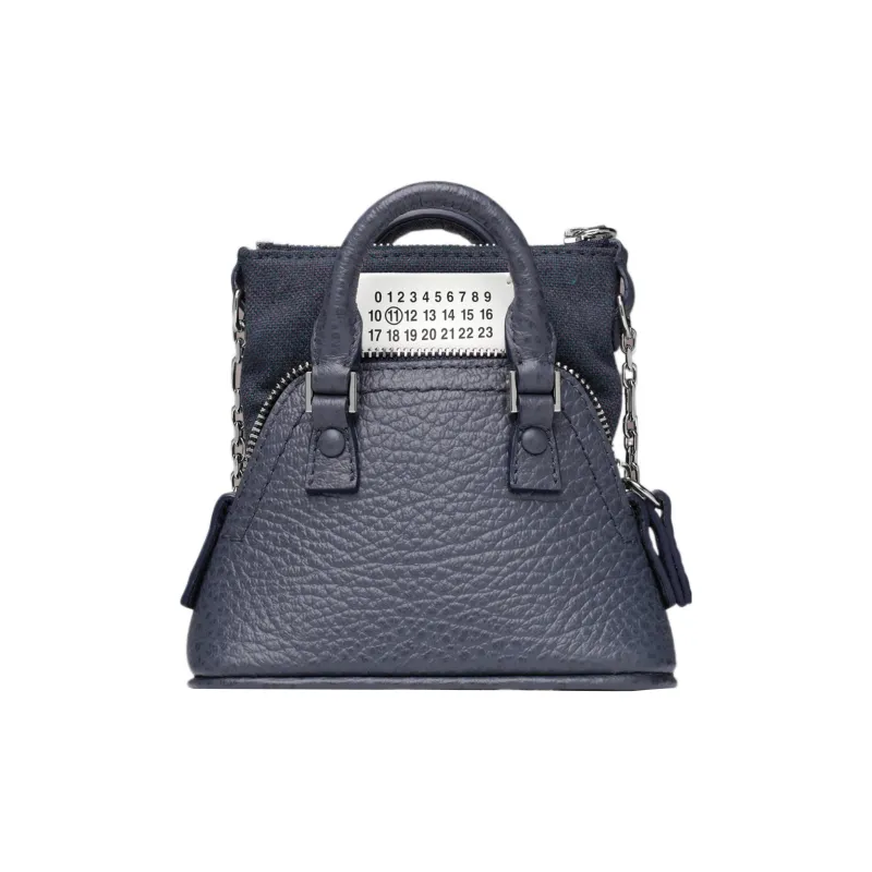 Maison Margiela 5AC Grain Calfskin Portable Crossbody Bag, Shoulder Bag Regular Women's Marine Blue-0