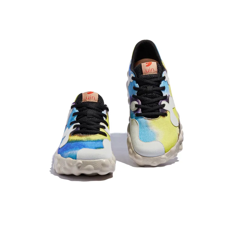 U.IN Painted Travel Shoes Figuras 1 Casual Shoes Men's-2