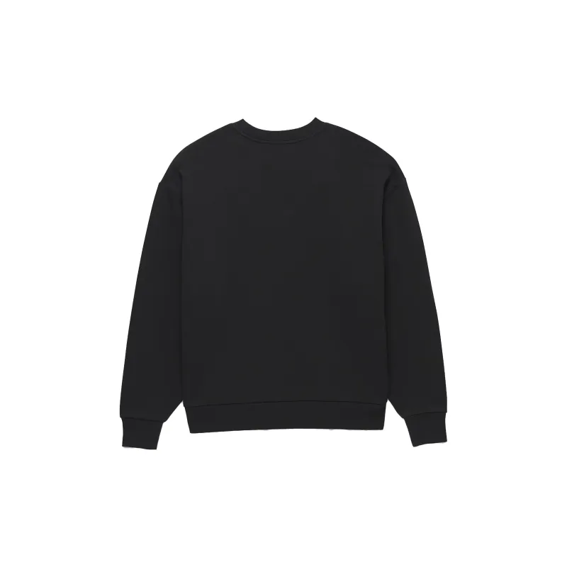 Vans Stormlight Oversized Long Sleeve Crew Sweatshirt Sweatshirt Women's Black-1