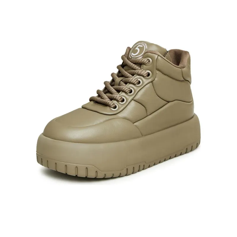 Tata Thermal Slip Resistant High Top Skateboard Shoes Women's-15