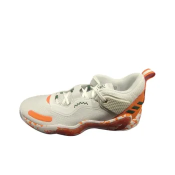 Adidas D.O.N. Issue #3 Cushioning Wear Resistant Low Top Basketball Shoes Men's Yellow White