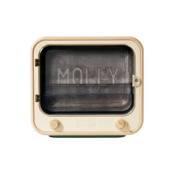 POP MART MOLLY Anniversary Sculpture Classic Return Collection LED TV Display Case Model Accessories