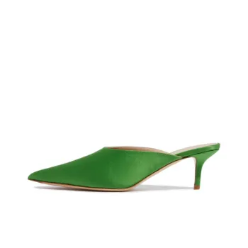 SCAROSSO Laura 60mm Satin Mules Women's