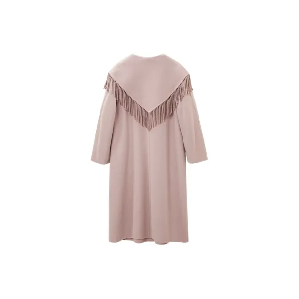 OVV Coats Women's Nude Pink Solid Color B0-1